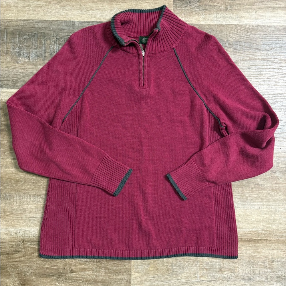 Vintage Eddie Bauer Zip-Up Sweater